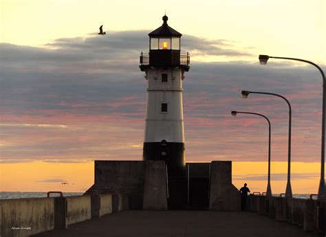 north pier lighthouse photograph  alison gimpel fine art america