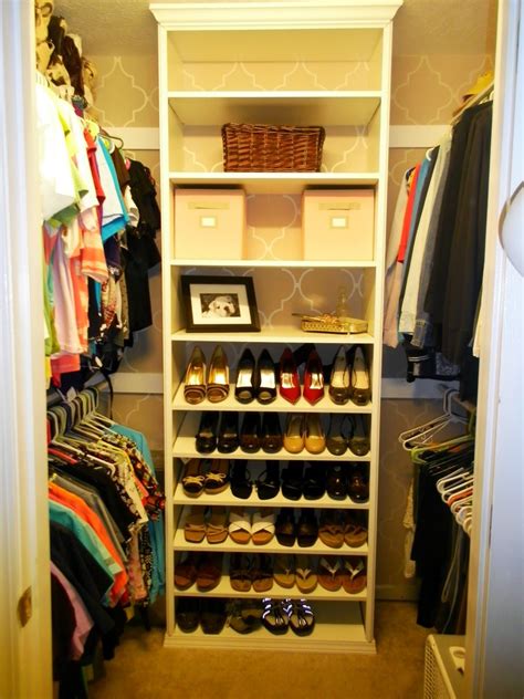diy small closet organizer