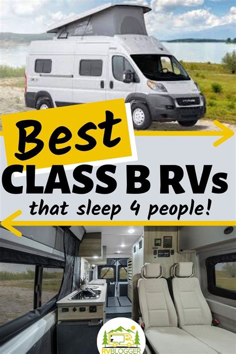 Best Class B Rvs That Sleep 4 People – Rvblogger In 2020 Class B Rv