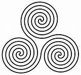 Espirales Celtas Celta Simbología sketch template