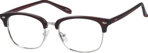 brown browline eyeglasses 1948 zenni optical eyeglasses