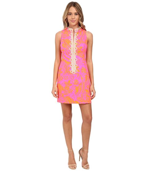 lyst lilly pulitzer alexa shift dress in pink