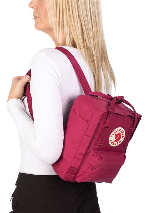 fjaellraeven kanken mini backpack kids plum  addnaturecouk