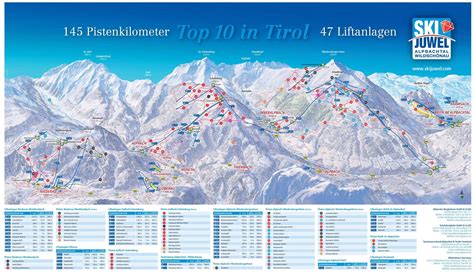 ski jewel alpbachtal wildschoenau piste map jski