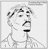 Coloring Tupac Pages Popular sketch template