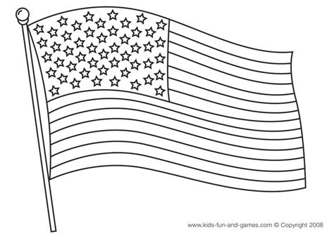 american flag coloring page  toddlers