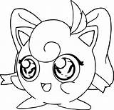 Jigglypuff Coloring Wecoloringpage sketch template