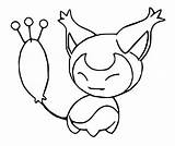 Pokemon Skitty Coloriages sketch template