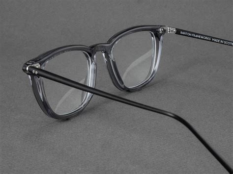 rounded square grey glasses frame for men banton frameworks