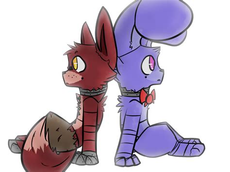 Foxy And Bonnie By Iiexie On Deviantart