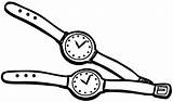 Reloj Pulsera Relojes sketch template