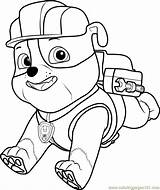 Patrol Paw Rubble Coloring Pages Drawing Printable Games Chase Zuma Painting Kids Running Cartoon Clipartmag Coloringpages101 Color Pdf Categories Choose sketch template