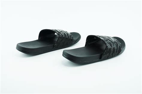 adidas foam slippers  black shophoods