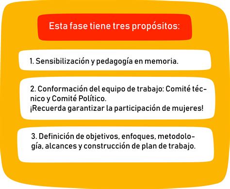 Primera Fase Sensibilización E Identificación Previa De Los Objetivos