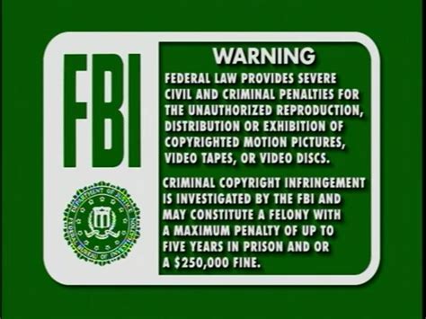 dic home entertainment warning the fbi warning screens wiki fandom powered by wikia