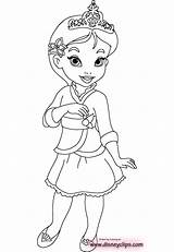 Princess Coloring Pages Little Print Baby Printable Color Coloringtop Children Colo Source Getdrawings sketch template