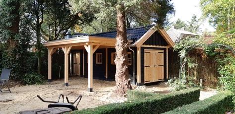 houtbouw op maat douglas garage met veranda zutphen  direct offerte opvragen bij douglas