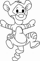 Coloring Tigger Pages Baby Getcolorings Print Color Printable sketch template