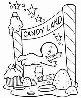 Coloring Pages Candyland Casper Halloween Printable Ghost Friendly Fun Color Sheets Clipart Activity Kids Library Print Cute Getdrawings Getcolorings Popular sketch template