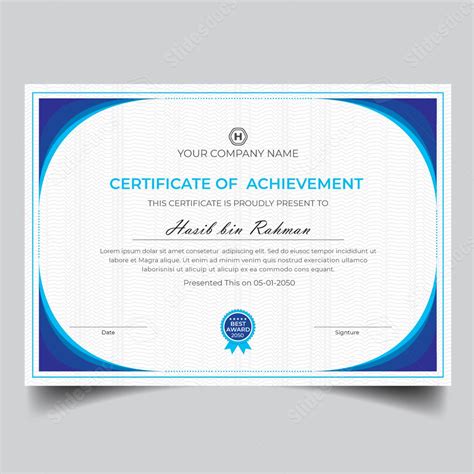 certificate recognition certificates modern word template  google