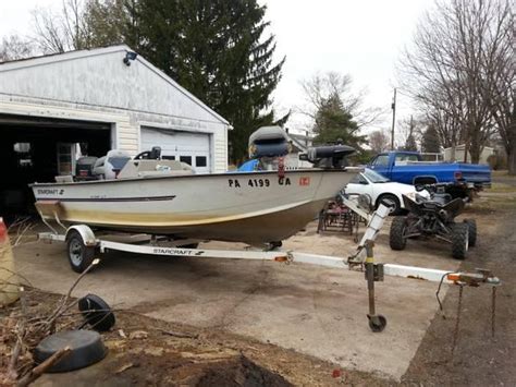 starcraft  foot fishing boat  hp  stroke  sale  canton ohio classified