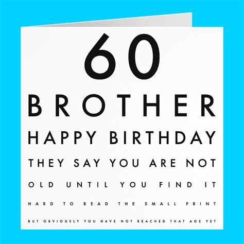 brother  humorous birthday card  brother happy etsy uk