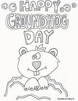Groundhog Alley sketch template