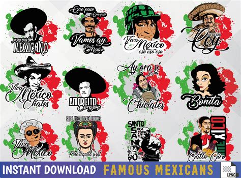 personajes mexicanos idolos mexicanos mexican characters etsy