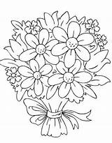Bunch Flowers Drawing Pencil Drawings Getdrawings sketch template
