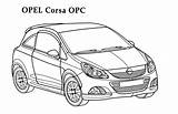 Opel Astra Mokka Autos Mezzi Trasporto Transportmittel Automobili Malvorlage Autos2 sketch template