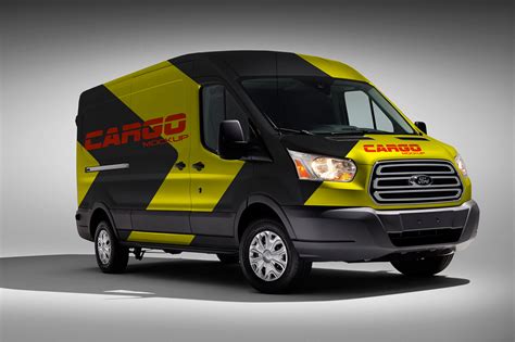 cargo van vehicle branding mockup psd good mockups