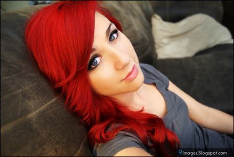 Emo Girl Cute Red Hair Blonde Beautiful 9images By