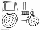 Tractor Coloring Pages Printable Simple Kids Color Print Inspiration Birijus sketch template