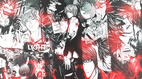 collage  light yagami death note hd anime wallpapers hd wallpapers