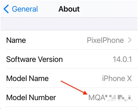 find  model number   iphone  ipad