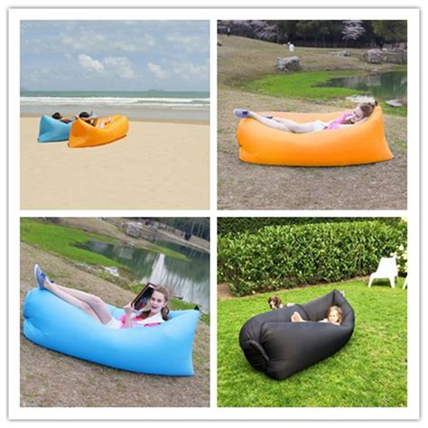 inflatable waterproof outdoor sofa camping bed portable airbed couch  colors  indoor