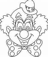 Clown Coloring Pages Circus Crafts Colouring Choose Board Kids Kindergarten sketch template
