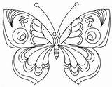 Coloring Pages Borboleta для рисунки вышивания Butterfly sketch template