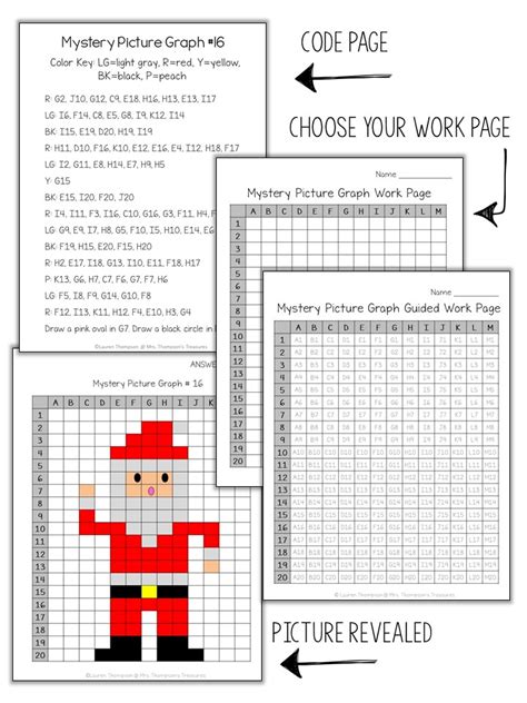 printable christmas mystery graph pictures printable templates
