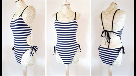 Diy Backless Swimsuit Sewing Tutorial Sewing Tutorials Diy Backless