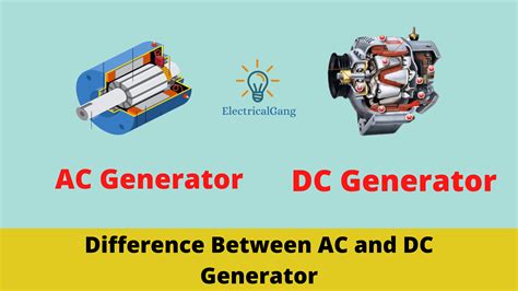 difference  ac  dc generator ac  dc generator