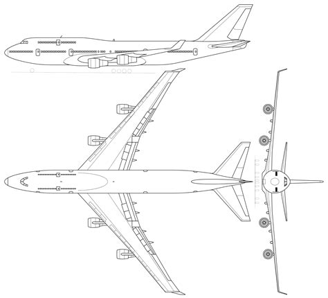 boeing commercial airplanes blueprints   blueprint