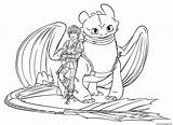 Coloring Pages Hiccup Dragon Toothless Printable Popular sketch template