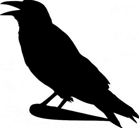 printable crow silhouettes