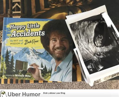 My Wife Gave Me This Bob Ross Book This Photo Was Inside Funny