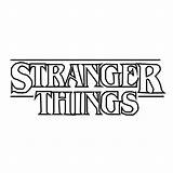 Stranger Things Coloring Pages Logo Print Season Book K5worksheets Redbubble Via Just Visit sketch template