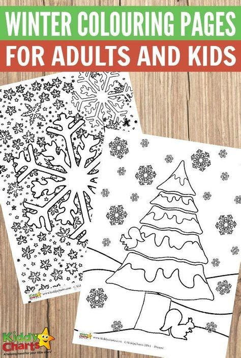 winter colouring pages  adults  kids coloring pages adult
