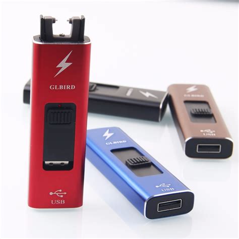 usb cigarette lighter thin arc plasma lighters windproof electronic