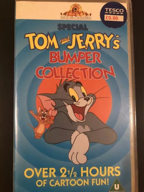 tom  jerrys special bumper collection vhss  tape set animated double p  picclick