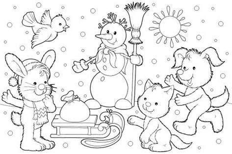 printable winter coloring pages  coloring pages winter animal